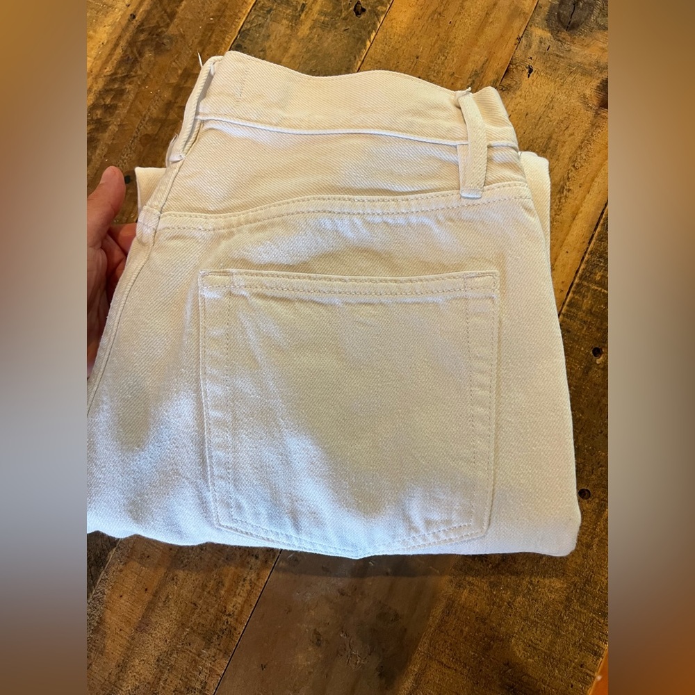 Frame Le Hollywood Crop 26 white distressed - Picture 4 of 10